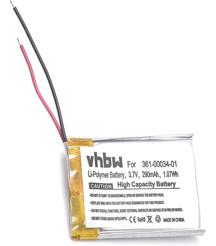 Vhbw Ersatzakku Für Garmin Approach S62 & S60 - 230mAh Li-Polymer Smartwatch Akku