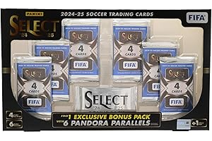 2024 2025 Panini Select FIFA Soccer Flagship Collection Trading Card Box (6 Exclusive Pandora Parallels)