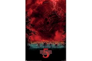 Pyramid International Maxi poster officiel Stranger Things 5 (Vecna Sky) | Décoration murale | 61 cm x 91,5 cm Poster pour chambre à coucher, dortoir et fans