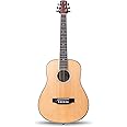 Carry-on Mini Acoustic Guitar, 3/4 Size, Travel, Education, Steel String, Natural