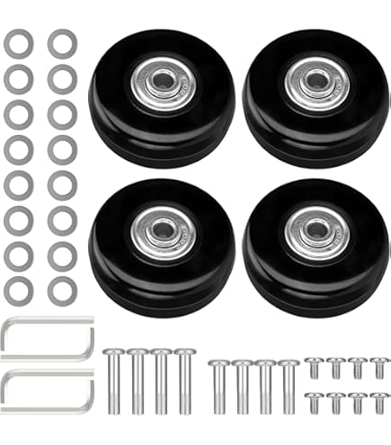 Myviradi Luggage Trolley Wheels Replacement Baggage Roller Bag