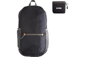 OW-Travel Ultralätt Fällbar Ryggsäck. Utrymmesbesparande & enkel att packa ner. Lätt vikbar ryggsäck med 20L förvaringsutrymm