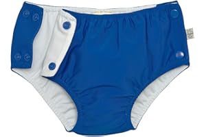 ‎LÄSSIG Lässig Splash & Fun Swim Nappy with Press Studs (Blue, 74/80 7-12 Months)