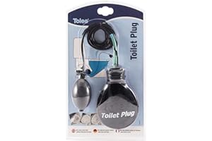 ‎TOIEE Toiee Toilet Plug blockiert den Geruchsverschluss, damit die Toilettenschüssel mit heiß Wasser und Toiee Reinigungsmittel gefüllt werden kann. Selbst die stärksten Kalkablagerungen lösen sich auf