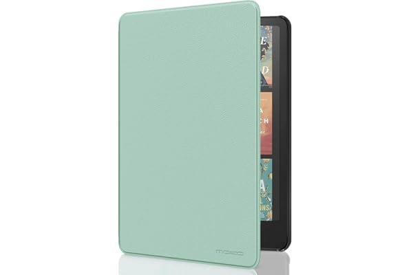 MoKo Étui Compatible avec 7" Kindle Paperwhite (12th Generation-2024) and Kindle Colorsoft Signature Edition 2024, Etui léger avec Auto Wake/Sleep pour Kindle Paperwhite 2024, Agave Vert