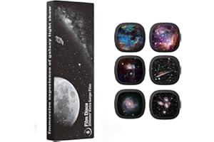 ‎AINAEL Ainael Galaxy Projektor Disc – Ultra HD Projektionsscheibe, kompatibel mit Ainael Galaxy Projektor und SKE-TKQ01 & BL-DQY02 (Pro Version), 6er Set (Nebula D)