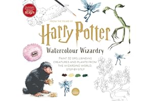 Harry Potter Watercolour Wizardry: Paint 32 spellbinding creatures and plants from the wizarding world, step-by-step