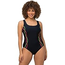 Costume Da Bagno Ulla Popken Alice | Intero Effetto Pietra | 85% Poliestere 15% Elastan | Donna - Foto 2