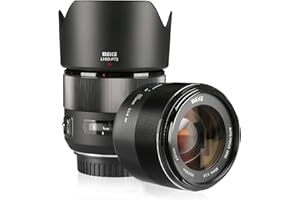 Meike 85mm f1.8 Large Aperture Full Frame Auto Focus Telephoto Lens for Canon EOS EF Mount Digital SLR Camera Compatible with APS C Bodies Such as 1D 5D3 5D4 6D 7D 70D 550D 80D