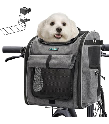 Produktbild von Fahrradkorb Für Hunde Tasche Für Haustiere Zur Fahrradmontage