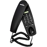 Binatone Trend 1 Digital Corded Landline Phone with Dedicated Flash Button, Wall Mounted Supported, alphanumerical keypad, Mu