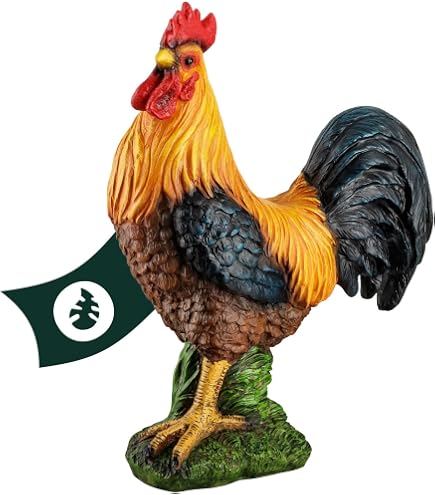 Storm's Gartenzaubereien Metall Huhn Gartenfigur Handbemalt - Wetterfeste Dekofigur Henne 33cm - Rustikale Bauernhof Deko für Außen/Innen - Bunte Gartenstatue aus Metall - Frühling/Osterdeko Storm's Gartenzaubereien Metall Huhn Gartenfigur Handbemalt - Wetterfeste Dekofigur Henne 33cm - Rustikale Bauernhof Deko für Außen/Innen - Bunte Gartenstatue aus Metall - Frühling/Osterdeko