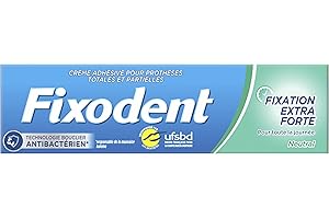 Fixodent Neutral - Crema adesiva per proteine dentali, 47 g