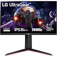 LG 24GN65R UltraGear Gaming Monitor 24" Full HD IPS HDR 10, 1920x1080, 1ms, AMD FreeSync Premium 144Hz, HDMI 2.0 (HDCP 2.2), 