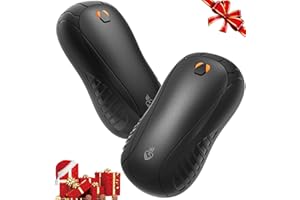 FANDLISS Chauffe Main Électrique Split, Rechargeable Chauffe 2 Pack Main Portable 3 Modes de Chauffage Chauffe-Mains USB Convient pour l'hiver, Idéal pour Sport en Plein Air Golf Camping