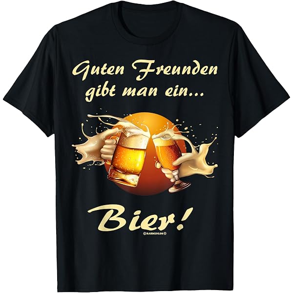 MoonWorks Herren T-Shirt Mit Spruch – 'Warum Ein Sixpack, Wenn Man Ein Fass Haben Kann?' – Lustiges Funshirt