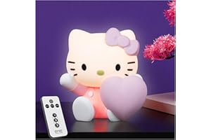 Get Trend Hello Kitty Sanrio LED Nachtlicht Kinder & Erwachsene, 3D Silikon Nachttischlampe, Geschenke für Mädchen & Frauen (Hello Kitty)