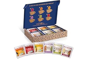 Bonomelli - Box Mix Infusi, 36 Bustine. 3 Gusti Fruttosi e 3 Gusti Infusi Gustosi. Perfetto come Idea Regalo.