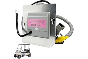 Beefento Golf Cart On-Board Computer Suitable for Club Car DS 48V Rain II IQ for PowerDrive System OBC with Square 6-Pin Plug, Replaces 101909902 AM1229201 102852001 103359401