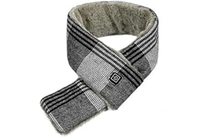 Vacclo Smart Heated Scarf with 3 Adjustable Heating Levels - Rechargeable USB Electric Warm Scarf for Men and Women - Perfect Winter Accessory for Camping, Hiking, and Skiing