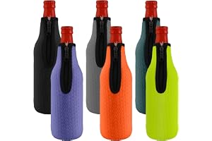 KENOBE 6 x 40 ml öl flaskkylare, fodral för ölflaskor (500–530 ml)