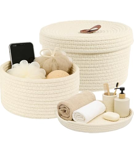 Decoratieve Katoenen Touwmand Van Macramé Met Geweven Kwastjes En Opbergdoos Voor Kinderkamer Woonkamer Slaapkamer 38 Cm Blanket Basket
