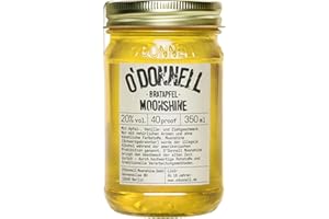 ‎O'DONNELL MOONSHINE O'Donnell Moonshine - Bratapfel Likör (350ml) - Handwerklich hergestellte Spirituosen aus Berlin - Winter Edition - 20% Vol. Alkohol