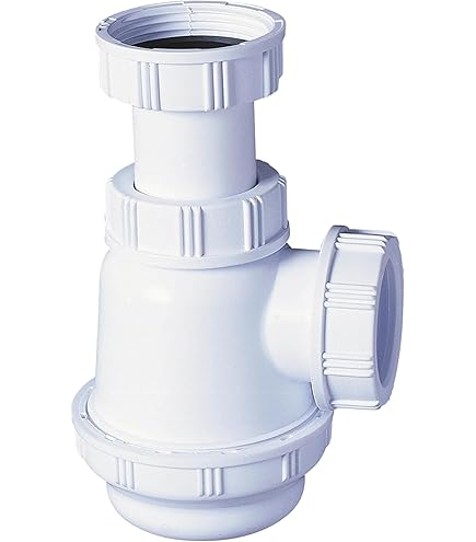 Sifone Per Lavabo Ondée Zen - Extra Piatto 63.6mm, Girevole 360°, Compatibile Con Tutti Gli Scarichi - Foto 2