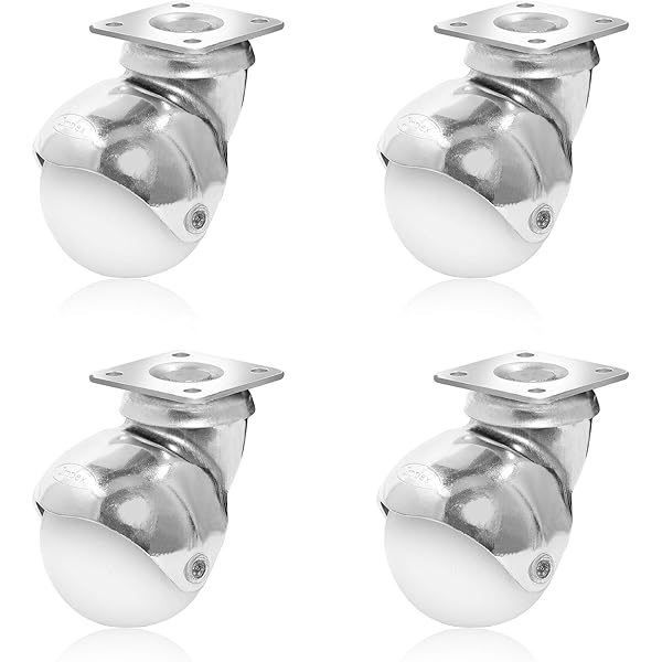 thumbnail image 2 of 4pcs Caster Wheels Small Wheels Adhesive Pulleys Stick On Wheels For Trash Bin Box 2 of 9