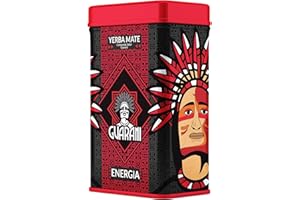 Yerbera Yerba Mate Guarani Energia 500g, Guarani Energia, Yerba mate de Paraguay, Yerba mate stimulante, Yerba mate avec à la guarana (500g)