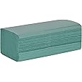 C-Fold Paper Hand Towels | Green | 1-Ply | CarebyMail Healthcare (12 Sleeves - 2640 Hand Towels)