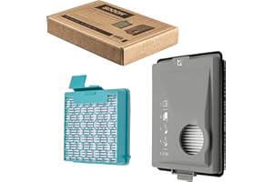 SQOON® Staubsaugerfilter für Miele, Ersatzfilter, Zubehör für Miele Filter, Boost CX1 Filter und Blizzard CX1, hochwertiger Kohlefilter