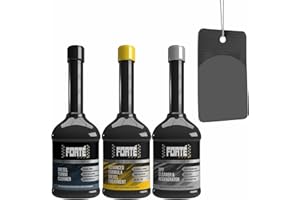 FORTE DIESEL TREATMENT+ TURBO CLEANER+ DPF CLEANER AND REGENERATOR *TRIPLE PACK*+ Free Interior Car Airfreshner
