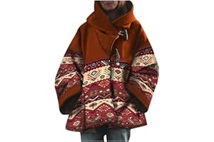 HOLYWIM Płaszcz damski Yellowstone Beth Dutton Kelly Reilly Kurtka polarowa z kapturem Klamra rogowa