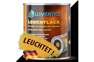 lumentics ljuslack orange 250 ml, självlysande, för inomhusbruk