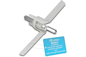 ‎DL-PRO DL-pro Mitnehmer für Bosch 00091027 091027 für MUM4 MUZ4 Küchenmaschine Flügel Achse Antrieb mit 175mm Spannweite für MUZ4DS1 MUZ4DS2 MUZ4DS3 MUM4523 MUM4450 MUM4419 MUM4422 Privileg Turmix