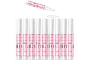 Makartt Profesional Pegamento de Uñas - 10pcs Nail Glue de Larga Duración para Uñas Postizas, Uñas Acrílicas y Reparación de Uñas Rotas, Pegamento Uñas Postizas Súper Fuerte