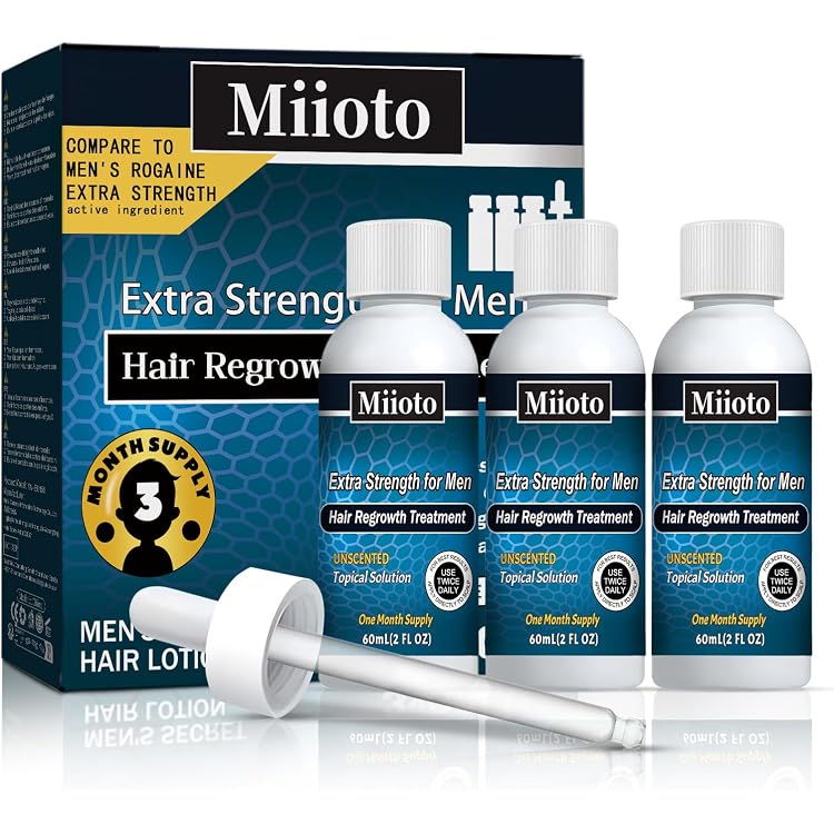Minoxidil Kirkland 5% - Traitement 2 Mois Pour Cheveux Et Barbe - Neuf