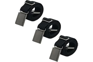 Coubeau Elastischer Kindergürtel für Jungen - Schwarzer Jungen für Schuluniform Jungen kindergürtel Stretch Mädchen