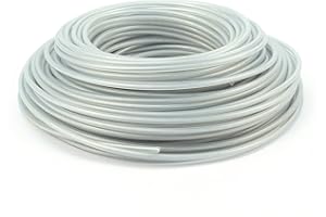 BIGP Fil de Tondeuse en Acier 3 mm x 40 mètres, Fil de Tondeuse, Bobine de fil d'acier robuste pour débroussailleuse de jardin, Fil de Rechange pour Tondeuse à Gazon