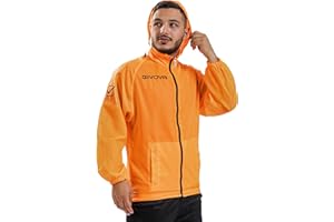 DANZA IN VETRINA RAIN JACKET BASICO K-WAY IMPERMEABILE GIVOVA SPORT CALCIO COMPLETINO CALCETTO FOOTBALL FITNESS CORSA