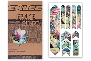 NELboNs Bike Frame Protection Sticker Honeycomb High Impact Frame Guard Kit Universal Fitting Helps Protect Your Bike from Scratches