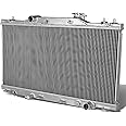 DNA Motoring RA-ARSX02-MT-2 2-Row Full Aluminum Radiator, 1 Pack,Metallic