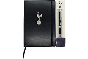 Tottenham Hotspur Officiel - Cahier Format A5 et Stylo thème Football - Style Business/Cadeau - élégant