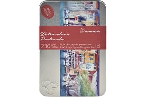 Hahnemuhle Akvarellkort 230 gsm kallpressad 10 x 14 cm, 1 uppsättning med 30 kort