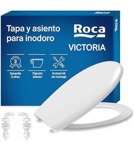 Kit Cerniere Originali Roca Per Sedile WC Victoria E Aquaria: Viti, Dadi E Rondelle In Acciaio Inox (Ricambio Originale) - 5