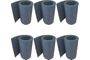 workingHOUSE Valla Protectora para Jardines- Revestimiento de privacidad de Poliratán para Jardines y terrazas - Sin Mantenimiento y Fácil de Instalar - 255 cm Largo x 19 cm Ancho (6, 6 x Antracita)