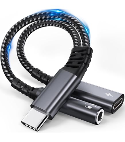 Digital USB-C naar 3.5mm AUX Audio Adapter met DAC