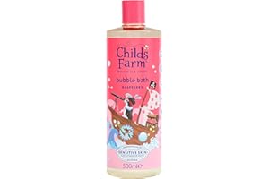 Childs Farm Kids Bubble Bath, Raspberry | Gently Cleanses & Soothes | Suitable for Dry, Sensitive Skin, 500ml