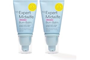 My Expert Midwife No Harm Bum Balm Nappy Cream, 100% Naturally Derived Baby Bottom Balm, protect & help recovery from nappy rash, gentle, moisturising serum. Suitable for Newborn babies - 30ml